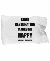 Book Restoration Pillowcase Pillow Cover Case Lover Fan Funny Gift Idea ... - $21.75