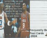 2024 Frequently Bought Post cards super stars Michael Jordan and Kobe Br... - $1.62