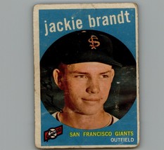 Jackie Brandt 1959 Topps Rookie #297 San Francisco Giants - $3.32