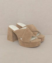 Oasis Society Carmen - Chunky Platform Mule Heel - £51.47 GBP