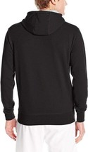 New Balance Mens Essential Pullover Hoodie,Black/Flame,Large - $58.90