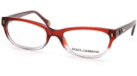 New Dolce&amp;Gabbana Dg 1205 2574 Red Clear Eyeglasses Frame 50-17-135mm - £50.91 GBP
