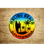 Malibu Beach California Surfing Surfer Vinyl Decal Sticker  2&quot; To 3.8&quot; - £2.72 GBP+