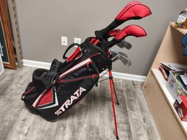 Callaway Strata Plus 11 Piece Regular Flex Complete Golf Set Stand Bag - $308.75