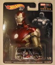 Hot Wheels Marvel Studios Iron Man, Volkswagen Deluxe Station Wagon 1/5 - £16.95 GBP
