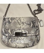 Coach 47738 Kristin Snake Python Reptile Pattern Crossbody Bag Chain Strap - $85.85 CAD
