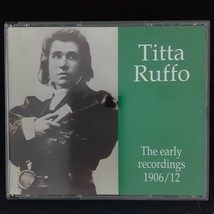 The early recordings 1906 - 1912 - CD - Titta Ruffo - MONO 89220 2CD - £31.57 GBP