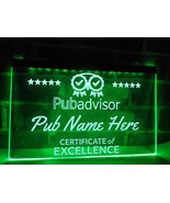 Pub Advisor Personalized Led Neon Sign Illuminated Bar Award Certificate - £20.55 GBP+