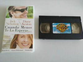 Lorsque Moins Te Lo Esperas VHS Collector Edition Espagnole Jack Nicholson - $8.70