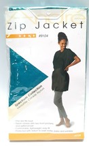 Andre By Fromm Salon Wear Zip Jacket With Pockets 9104 Teal Color One Si... - $9.99