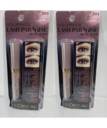 (2) L&#39;Oreal 205  Mystic Black Voluminous Lash Paradise Washable Mascara - $14.34 CAD