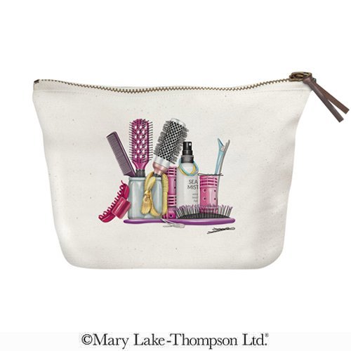 Mary Lake Thompson Hair Rollers Canvas Pouch - $19.99