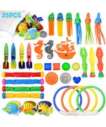 Pool Toys for Kids Ages 8-12, 35 Pcs Diving Pool Toys Set w Storage Bag ... - €21,33 EUR