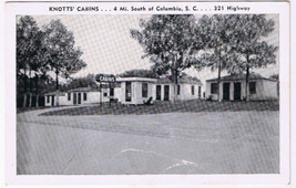 Postcard Columbia South Carolina Knotts Cabins - £7.63 GBP