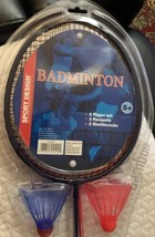 2 Player Starter Badminton Set, 2 Racquets (Rackets) And 2 Shuttlecocks - £6.61 GBP