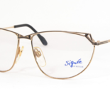 Occhiali Vintage Signee Di METZLER 7302 290 Oro/Nero UNICO RARO 57-14-135 - $56.42