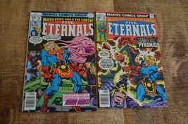 Eternals #18 19 Marvel Comic Book Lot of 2 1977-1978 Ziran &amp; Tiamut 1st NM- 9.0 - £53.66 GBP