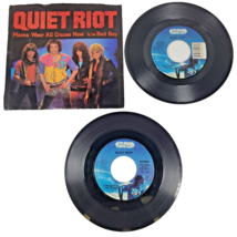 Quiet Riot 45 Record Lot Mama Weer All Crazee Now and Cum on Feel the Noize Poor - £6.92 GBP