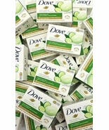 20 Mini Bars Dove Cream Beauty Bar Soap  Cucumber & Green Tea 0.88oz Travel Size - $19.75