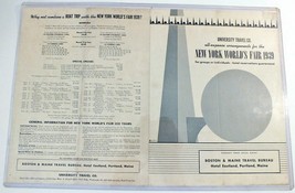 1939 New York Worlds Fair Travel Brochure - £12.66 GBP