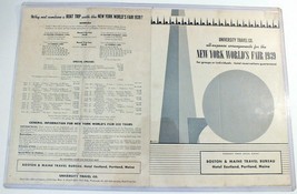 1939 New York Worlds Fair Travel Brochure - $15.85