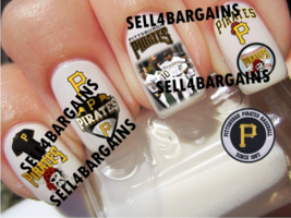 40 New 2023 Mlb Pittsburgh Pirates Logos 10 Different Designs Nail Art Decals - $18.99