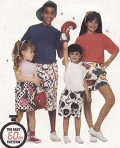 Boys Girls Pull-On 3 Lengths Boxer Shorts Sew Pattern 12-14 - £10.21 GBP