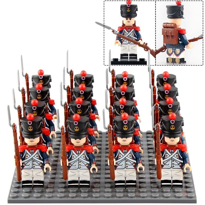 French Line Infantry French Fusiliers The Napoleonic Wars 16pcs Minifigures Toy