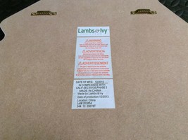 Lambs &amp; Ivy Nursery Lamp Noah&#39;s Ark with Safari Animals &amp; Wall Art Frame... - £70.95 GBP