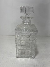 Whiskey Decanter  Glass Liquor Crystal Scotch Wine Bourbon Stopper - £27.26 GBP