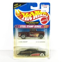 Hot Wheels: Steel Stamp Series  - Twin Pack #3 Flashsider &amp; #1 Steel Pas... - $9.48