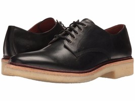 Frye Men&#39;s Luke Oxfords Shoes Black Leather 7 NEW IN BOX - £110.52 GBP