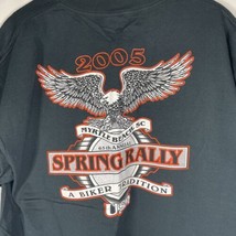 Myrtle Beach SC Spring Rally 2005 Black T-Shirt Men's Size XXL Biker Motorcycle - £14.64 GBP
