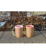 PRIVATE LISTING FOR WISHNEUSKYKNEE - (2) Raffia Ware Rattan Mugs/Cups - £14.25 GBP