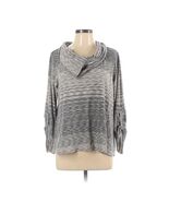 Max Studio Gray Pullover Sweater Oversize Women&#39;s Large - €11,55 EUR
