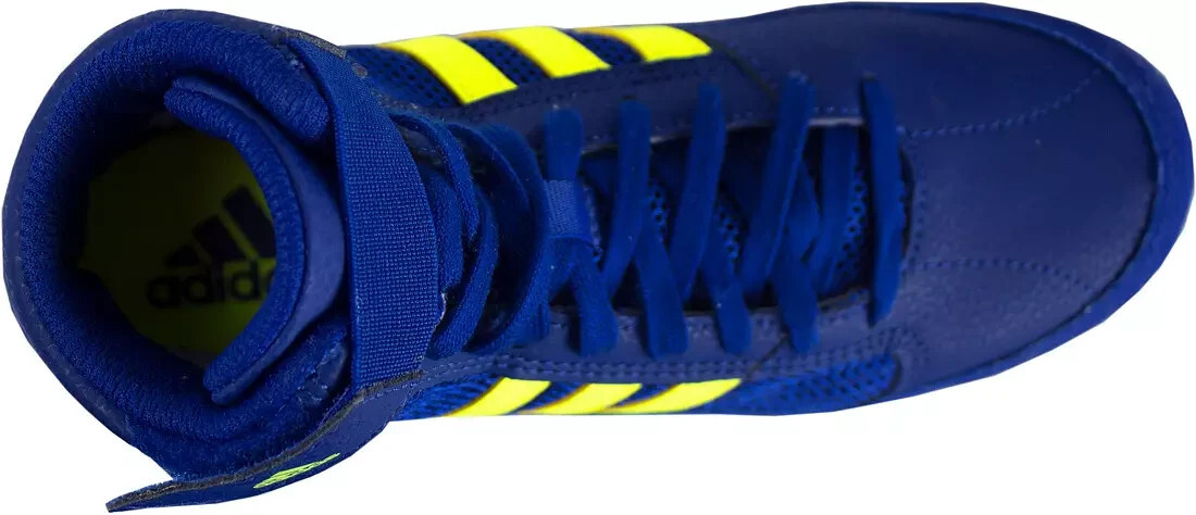 Adidas BD7637 HVC K Royal Blue & Solar Yellow Kids Wrestling Shoes Size 5 Item image 2