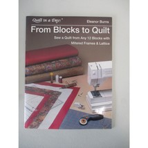 From Blocks to Quilt Sew a from Any 12 Blocks with Mitered Frames Lattic... - $186.70 MXN
