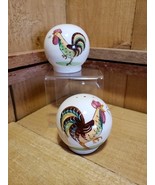 Vintage 1940s Helen Motney California Pottery Brown Rooster Salt &amp; Peppe... - $68.83 CAD