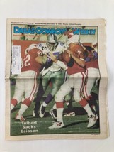 Dallas Cowboys Weekly Newspaper December 14 1996 Vol 22 #27 Tony Tolbert - $13.25