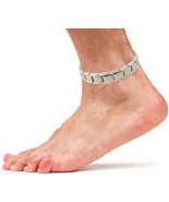 Titanium Magnetic Therapy Anklet For Men Women Arthritis Pain Relief Sil... - £100.89 GBP