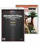 2 packs of 100 (200) BCW 8 ⅞&quot; x 11 ⅛&quot; + 1 ½&quot; Flap Thick Magazine Bags - $34.29