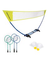 Easy Setup Badminton Set - Backyard Outdoor Game For Family Fun - Includ... - £67.26 GBP