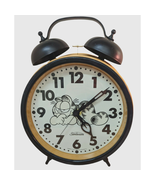 Large 1978 Garfield Wall Clock Made By SUNBEAM 16.5 in Tall Orange &amp; Black - $60.11 CAD