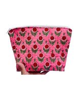 Vintage Block Print Large Toiletry Bag,Floral Makeup Bag, Colorful Make ... - $220.87 MXN+