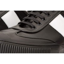 The Rom Black Leather Men Sneaker image 3