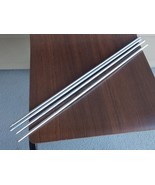 Incredible Sweater Machine Black Hem Rods Metal Replacement Parts 4 rods - $666.19 MXN