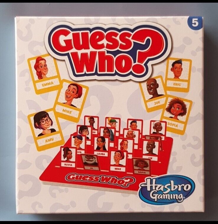 Primary image for 2022 McDonald's Hasbro Gaming Board Game Happy Meal Toy Guess Who?