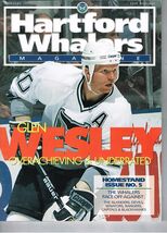 1996-97 Hartford Whalers Game Program Magazine Homestand Issue #5 Februa... - $29.65
