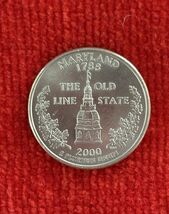 2000 Maryland State Quarter Excellent - $1.33