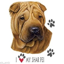 Shar Pei Dog HEAT PRESS TRANSFER for T Shirt Tote Sweatshirt Quilt Fabri... - £5.18 GBP